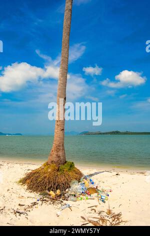 Thailand, Provinz Phuket, Insel Koh Yao Yai, weiße Sandbank Hua Lam Haad Stockfoto