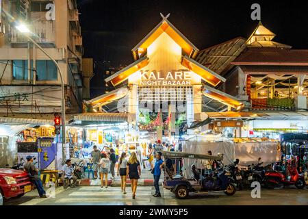 Thailand, Chiang Mai, der Nachtmarkt oder Nachtbasar Stockfoto