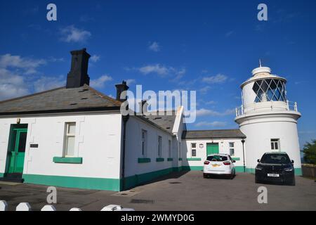 Anvil Point Lighthouse, Durlston Country Park, Swanage, Isle of Purbeck, Dorset, UK Stockfoto