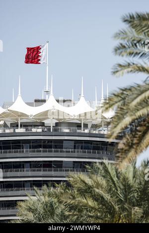 Bahrain Circuit Ambiance während des Formel 1 Gulf Air Bahrain Grand Prix 2024, 1. Runde der FIA Formel-1-Weltmeisterschaft 2024 vom 29. Februar bis 2. März 2024 auf dem Bahrain International Circuit in Sakhir, Bahrain Stockfoto