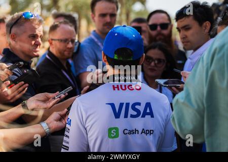 MANAMA, BAHRAIN, BAHRAIN International Circuit, 28.Feb.2024: Yuki Tsunoda von Japan und Visa Cash App RB während des Formel-1-Grand Prix von Bahrain Stockfoto