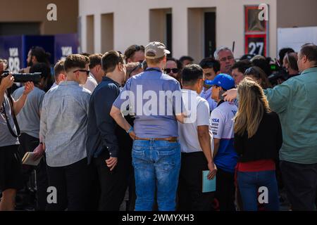 MANAMA, BAHRAIN, BAHRAIN International Circuit, 28.Feb.2024: Yuki Tsunoda von Japan und Visa Cash App RB während des Formel-1-Grand Prix von Bahrain Stockfoto