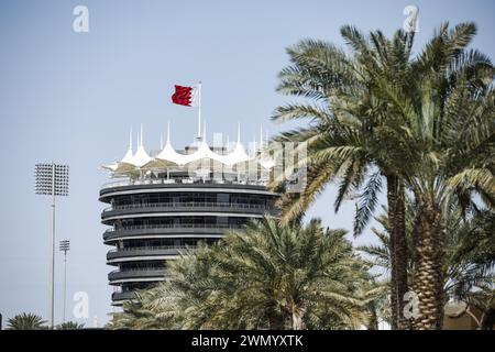 Bahrain Circuit Ambiance während des Formel 1 Gulf Air Bahrain Grand Prix 2024, 1. Runde der FIA Formel-1-Weltmeisterschaft 2024 vom 29. Februar bis 2. März 2024 auf dem Bahrain International Circuit in Sakhir, Bahrain Stockfoto