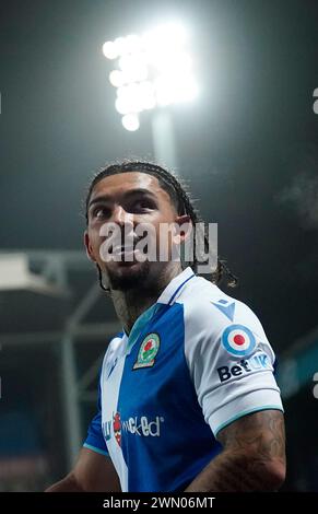 Blackburn, Großbritannien. Februar 2024. Tyrhys Dolan von den Blackburn Rovers während des FA Cup Spiels in Ewood Park, Blackburn. Der Bildnachweis sollte lauten: Andrew Yates/Sportimage Credit: Sportimage Ltd/Alamy Live News Stockfoto