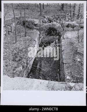 Deborah Sampson Rd. & Billings St., Mann's Mill, Standort des Radhauses. Deborah Sampson Rd. & Billings St., Mann's Mill, Standort des Radhauses Stockfoto