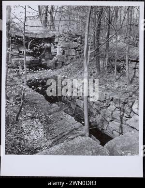 Deborah Sampson Rd. & Billings St., Mann's Mill, Standort des Radhauses. Deborah Sampson Rd. & Billings St., Mann's Mill, Standort des Radhauses Stockfoto