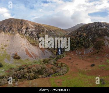 Aber Falls bei Abergwyngregyn in Nordwales Stockfoto