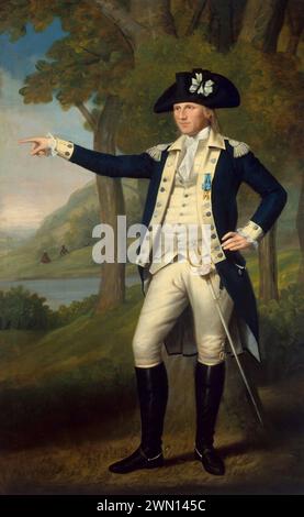 Colonel Marinus Willett (1740–1830) war ein US-amerikanischer Offizier, Politiker und Kaufmann, der von 1807 bis 1808 Bürgermeister von New York City war. 1791 Stockfoto