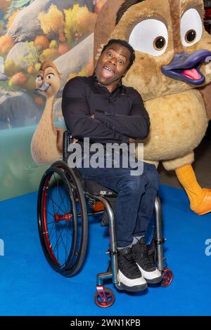 Gäste nehmen an der Migration UK Gala Screening im Vue, Leicester Square Teil. Hier finden Sie: Ade Adepitan Where: London, United Kingdom Wann: 28 Jan 2024 Credit: Phil Lewis/WENN Stockfoto