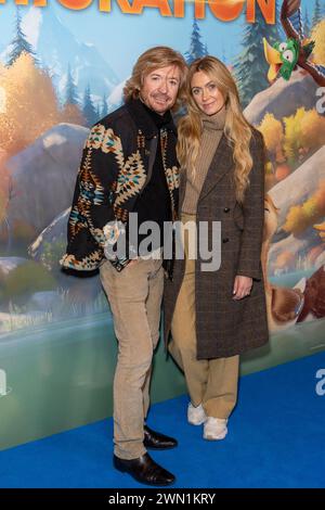 Gäste nehmen an der Migration UK Gala Screening im Vue, Leicester Square Teil mit: Nicky Clarke, Kelly Clarke Where: London, United Kingdom Wann: 28 Jan 2024 Credit: Phil Lewis/WENN Stockfoto