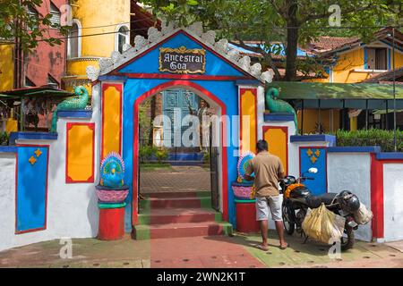 Angestammte Goa. Kulturmuseum im Freien. Loutolim Salcete Goa Indien Stockfoto