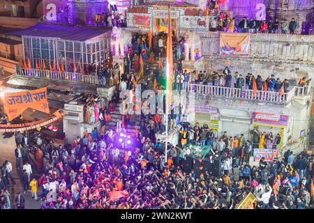 Tempelfestival Jagdish Tempel Udaipur Rajasthan Indien Stockfoto