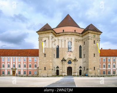 Basilika St. Martin, Klosterkirche der ehemaligen Benediktinerabtei Wiblingen, Ulm, Baden-Württemberg. Stockfoto