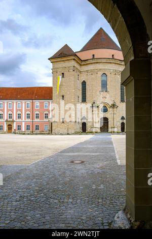 Basilika St. Martin, Klosterkirche der ehemaligen Benediktinerabtei Wiblingen, Ulm, Baden-Württemberg. Stockfoto