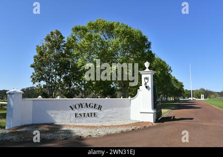 Voyager Weingut nahe Margaret River, WA Stockfoto