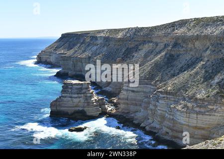 Island Rock an der Kalbarri Coast, WA Stockfoto