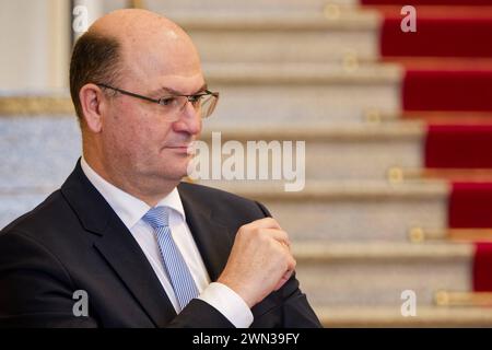 Staatsminister Albert Füracker, CSU. Der bayerische Finanzminister Albert Füracker , CSU, im Bayerischen Landtag. München Bayern Deutschland *** Staatsminister Albert Füracker , CSU der bayerische Finanzminister Albert Füracker , CSU, im Bayerischen Landtag München Bayern Deutschland Copyright: XRolfxPossx Stockfoto