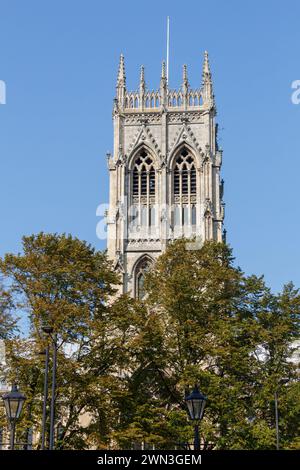 Der Turm der Minster Church of Saint George, Doncaster Stockfoto