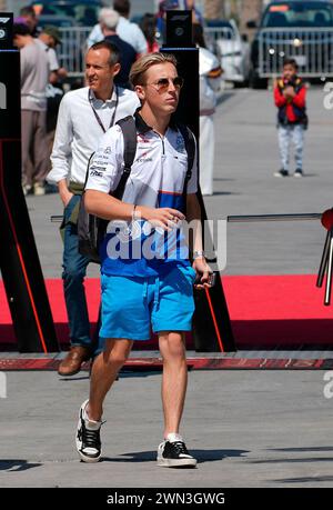 29. Februar 2024, Bahrain International Circuit, Sakhir, Formel 1 Gulf Air Bahrain Grand Prix 2024, in der Bilderreserve-Pilotin Liam Lawson (NZL), Scuderia AlphaTauri Stockfoto