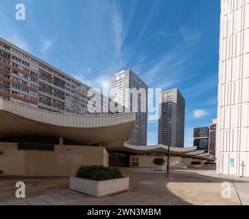 Das Olympiaden-Viertel im 13. Arrondissement von Paris, Frankreich Stockfoto