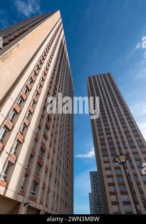 Das Olympiaden-Viertel im 13. Arrondissement von Paris, Frankreich Stockfoto