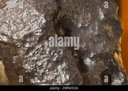 Eisenmeteorit, Eisenmeteorit Stockfoto