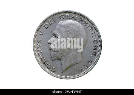 1928 Silberne Halbkrone Stockfoto