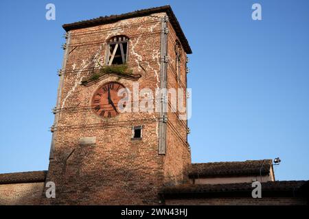 Amandola, historische Stadt in der Provinz Fermo, Marken, Italien Stockfoto