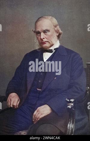 Joseph Lister 1. Baron Lister 1827 bis 1912 englischer Chirurg / Joseph Lister 1. Baron Lister 1827 bis 1912 englischer Chirurg aus dem Buch The Year 19 Stockfoto