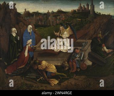 Hubert van Eyck oder Jan van Eyck oder beide - die drei Marys am Grab Stockfoto