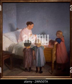 Der Kleine Bruder, 1905, Anna Ancher (1859–1935) Stockfoto