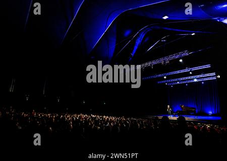 Italien 27 Februar 2024 Giovanni Allevi - Solo-Tour 2024 - Live im Gran Teatro Morato Brescia © Andrea Ripamonti / Alamy Stockfoto