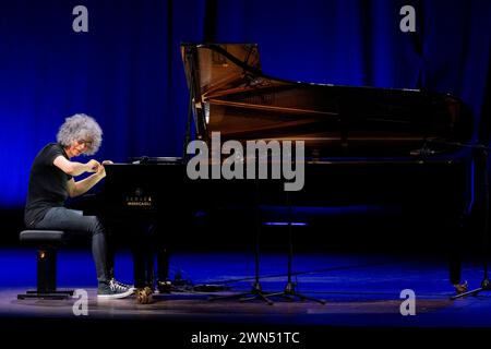 Italien 27 Februar 2024 Giovanni Allevi - Solo-Tour 2024 - Live im Gran Teatro Morato Brescia © Andrea Ripamonti / Alamy Stockfoto