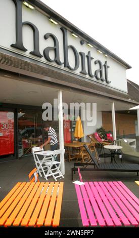 24/06/11 Habitat Store in Oxford heute... Argos Besitzer, Home Retail Group kauft die Marke Habitat und drei Flagship Stores, während die Kette in die Verwaltung geht Stockfoto