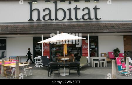 24/06/11 Habitat Store in Oxford heute... Argos Besitzer, Home Retail Group kauft die Marke Habitat und drei Flagship Stores, während die Kette in die Verwaltung geht Stockfoto