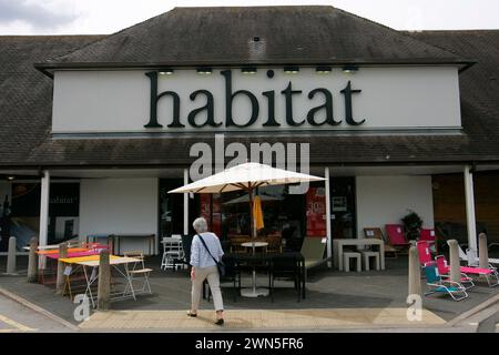 24/06/11 Habitat Store in Oxford heute... Argos Besitzer, Home Retail Group kauft die Marke Habitat und drei Flagship Stores, während die Kette in die Verwaltung geht Stockfoto