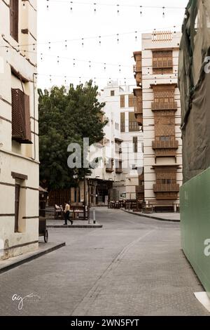 Das Historische Jeddah - Albalad Stockfoto