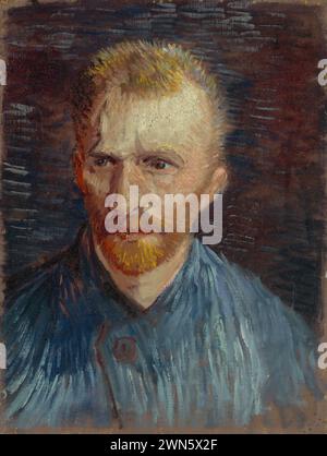 Porträt (1887) (olio su tela 44,5 x 33,6 cm)vg02 - Van Gogh Vincent - selbst Stockfoto