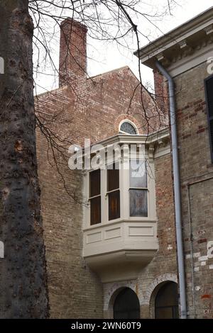 Wunderschöne Vintage-Architektur in Fredericksburg, Virginia Stockfoto