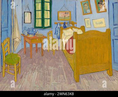 Van Gogh Vincent - La Chambre de Van Gogh à Arles (1889) Stockfoto