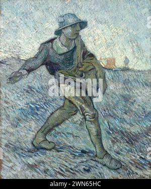 Van Gogh Vincent - der Säer (nach Millet) 02 Stockfoto