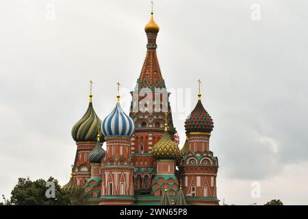 St. Basilius Kathedrale. Rotes Quadrat. Moskau, Russland. 25. Juli 2019 Stockfoto