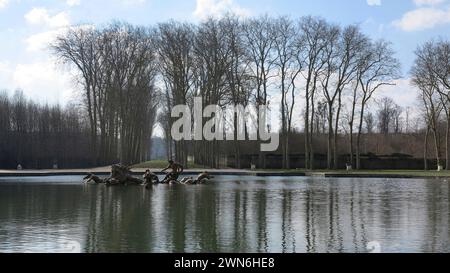 Versailles, Frankreich - 21. februar 2013 - der Garten des Schlosses von Versailles, Château de Versailles, oder einfach Versailles, ist ein königlicher château im Île-de- Stockfoto