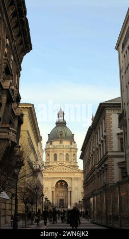 Budapest, Ungarn - 08. Februar 2013 - Basilika St. Stephan in Budapest, Ungarn Stockfoto