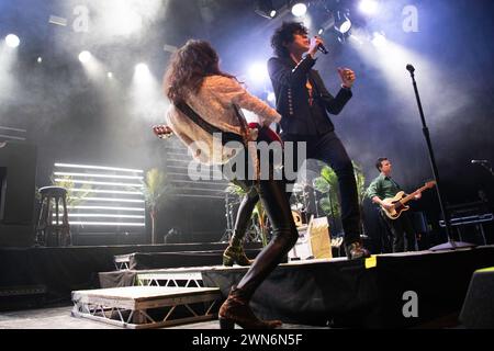 Laura Pergolizzi aka LP live in der Columbiahalle in Berlin Stockfoto
