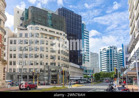 Downtown Wellington, Lambton Quay, Wellington Central, Wellington, Neuseeland Stockfoto