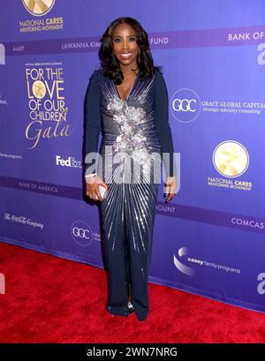 New York City, USA. Februar 2024. Grace Vandecruze nahm am 29. Februar 2024 an der 9. Jährlichen Gala für die Liebe unserer Kinder am Pier Sixty in New York City Teil © Steven Bergman/AFF-USA.COM Credit: AFF/Alamy Live News Stockfoto