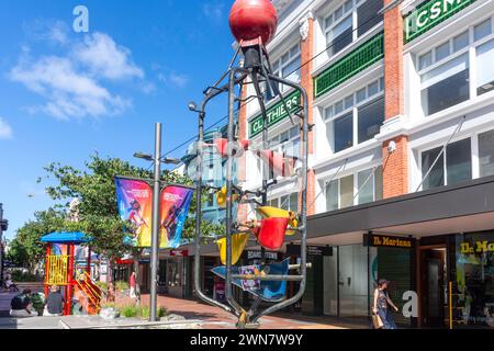 The Bucket Fountain, Cuba Street, Te Aro, Wellington, Neuseeland Stockfoto