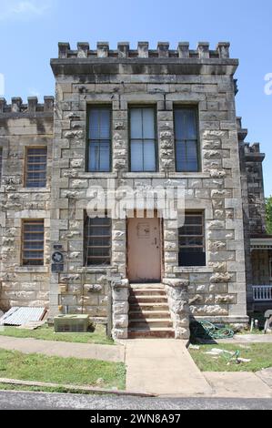 Ein historisches Gefängnis in Georgetown, Texas, Williamson County Stockfoto