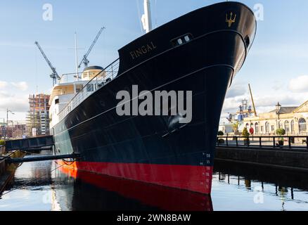 Das Fingal Luxury Hotel im Hafen von Leith, Edinburgh. Stockfoto